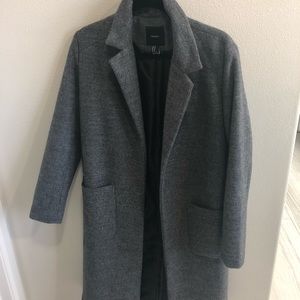 Forever 21 Long Grey Coat